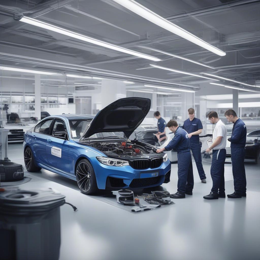 Dịch vụ bảo dưỡng chuyên nghiệp tại BMW Cầu Giấy