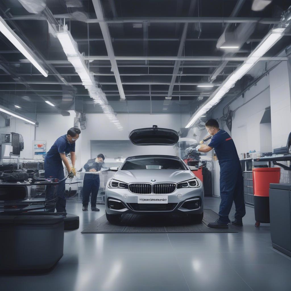 Dịch vụ hậu mãi chuyên nghiệp tại BMW Cầu Giấy