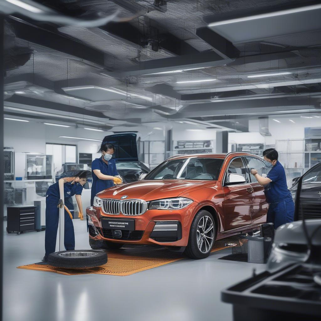 Dịch vụ sửa chữa BMW tại Cầu Giấy