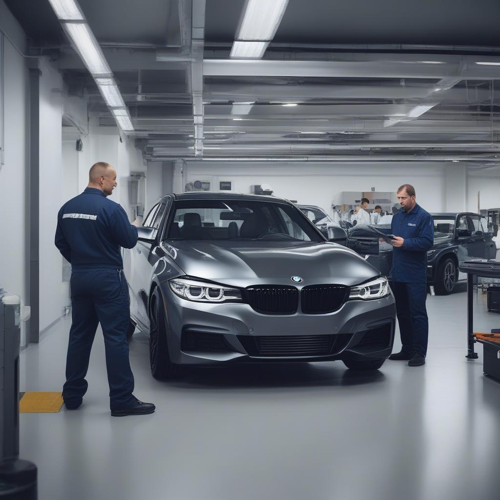 Đội ngũ kỹ thuật BMW Cầu Giấy