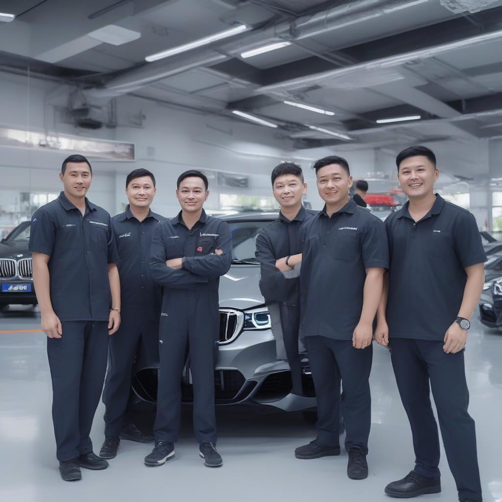 Đội ngũ kỹ thuật BMW Cầu Giấy