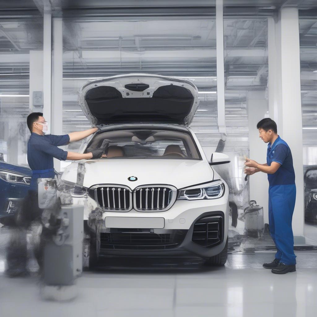 Quy trình sửa chữa chuyên nghiệp tại BMW Cầu Giấy