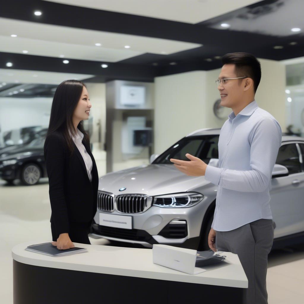 BMW Cầu Giấy tư vấn khách hàng tận tình