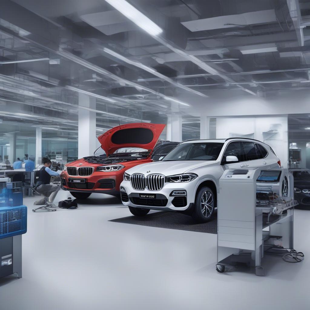 BMW Cầu Giấy xưởng dịch vụ