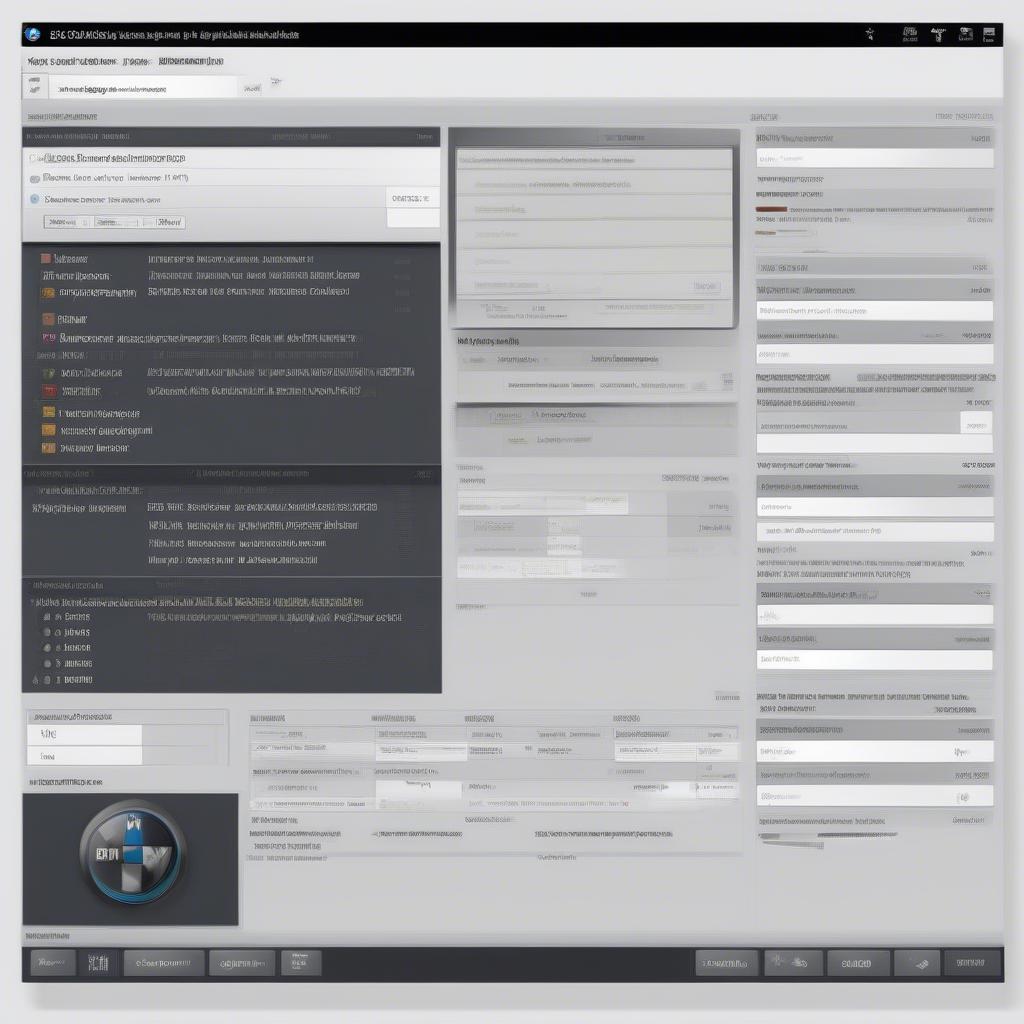 Giao diện BMW Coding Software