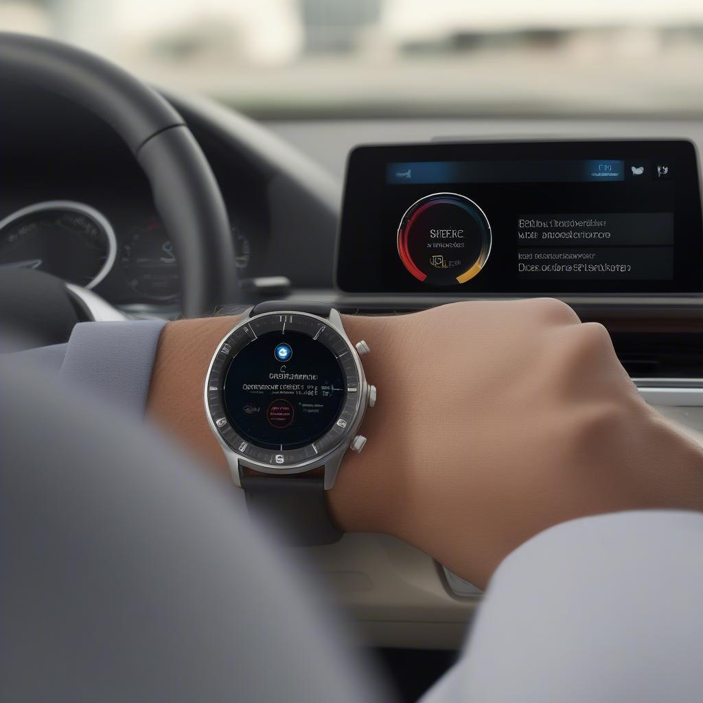 BMW ConnectedDrive App trên đồng hồ thông minh