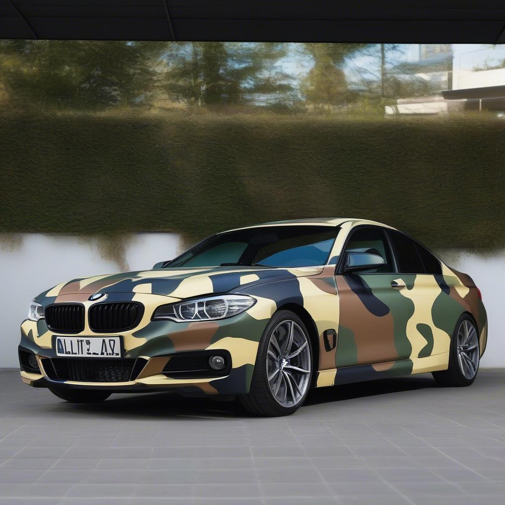 BMW Dán Camo Decal Ngoài Trời