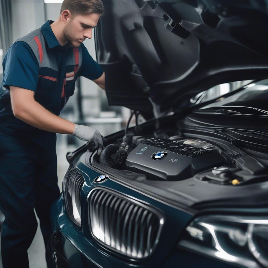 Kiểm tra xe BMW Diesel