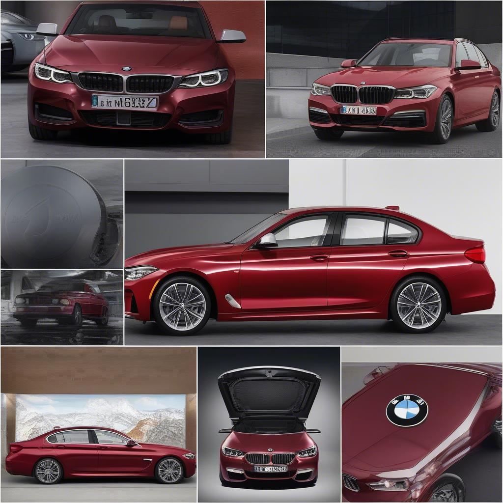 BMW đỏ đô các dòng xe nổi bật