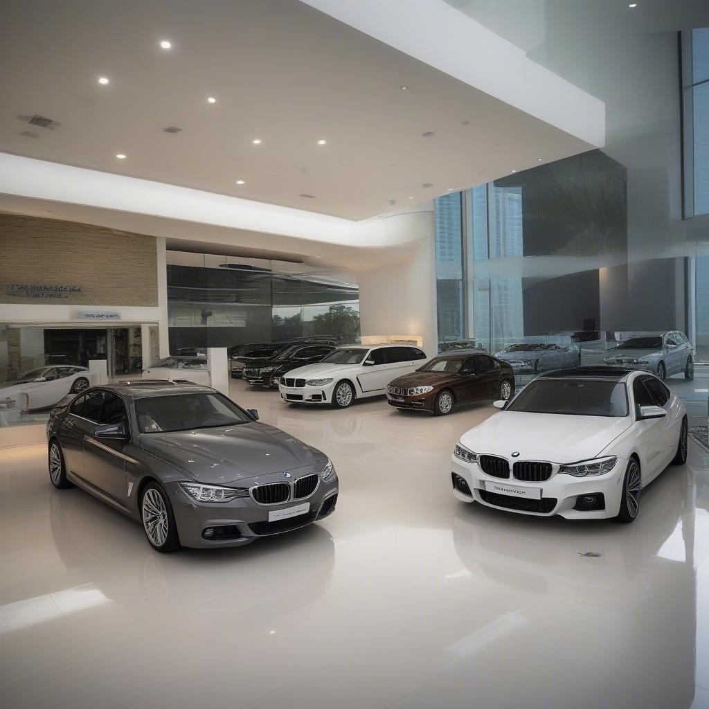 Showroom BMW tại Dubai