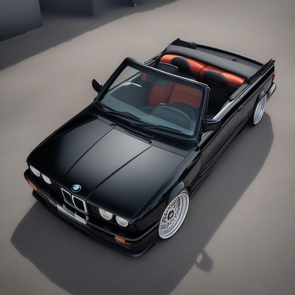 BMW E30 Cabriolet hoàn thiện sau quá trình tuning