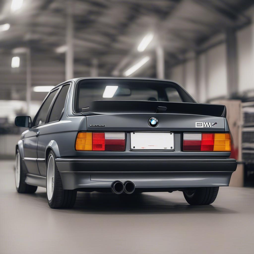 Cánh gió sau BMW E30 Mtech 2