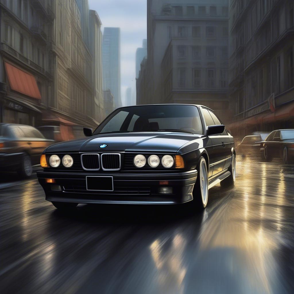 BMW E34 M5 trong Ronin Car Chase