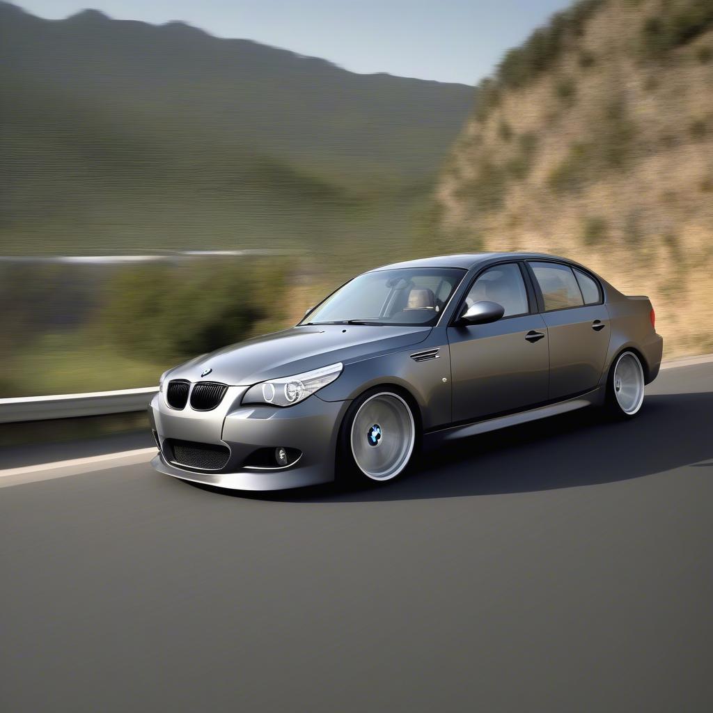 BMW E60 Body Kit Cải Thiện Tính Khí Động Học