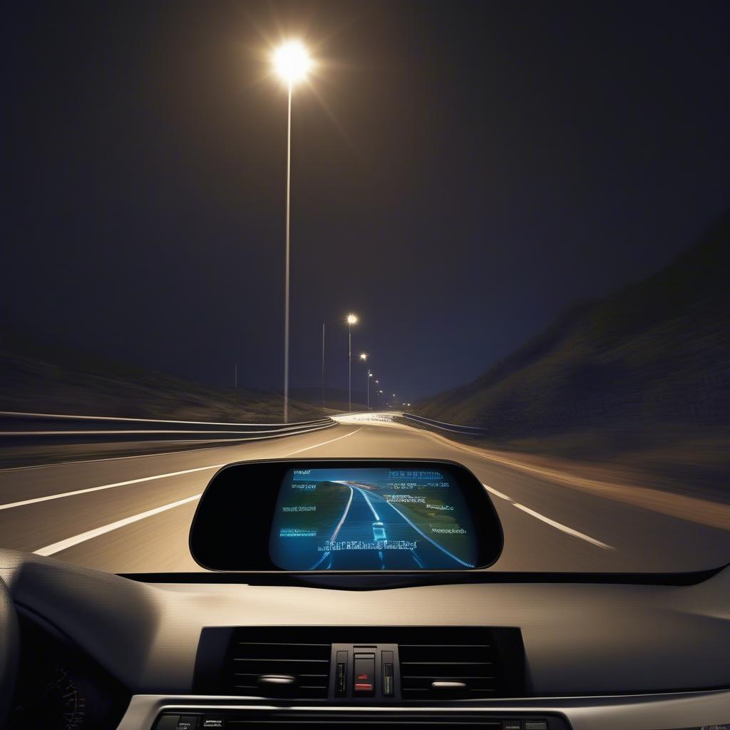 BMW E90 HUD Ban Đêm