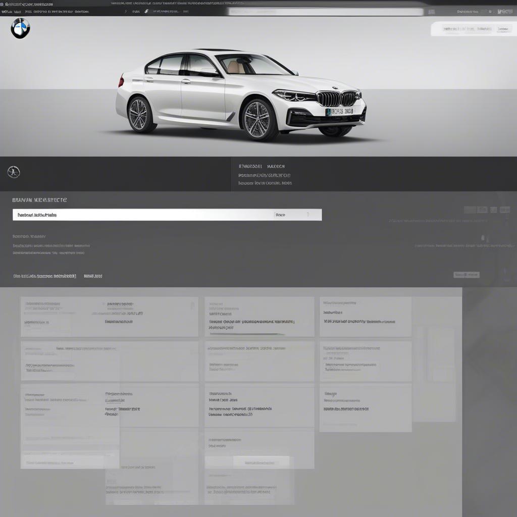 Giao diện BMW ETK Catalogue