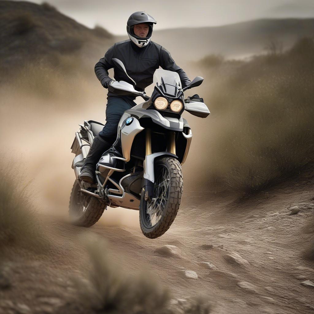 BMW F1200GS chinh phục địa hình off-road