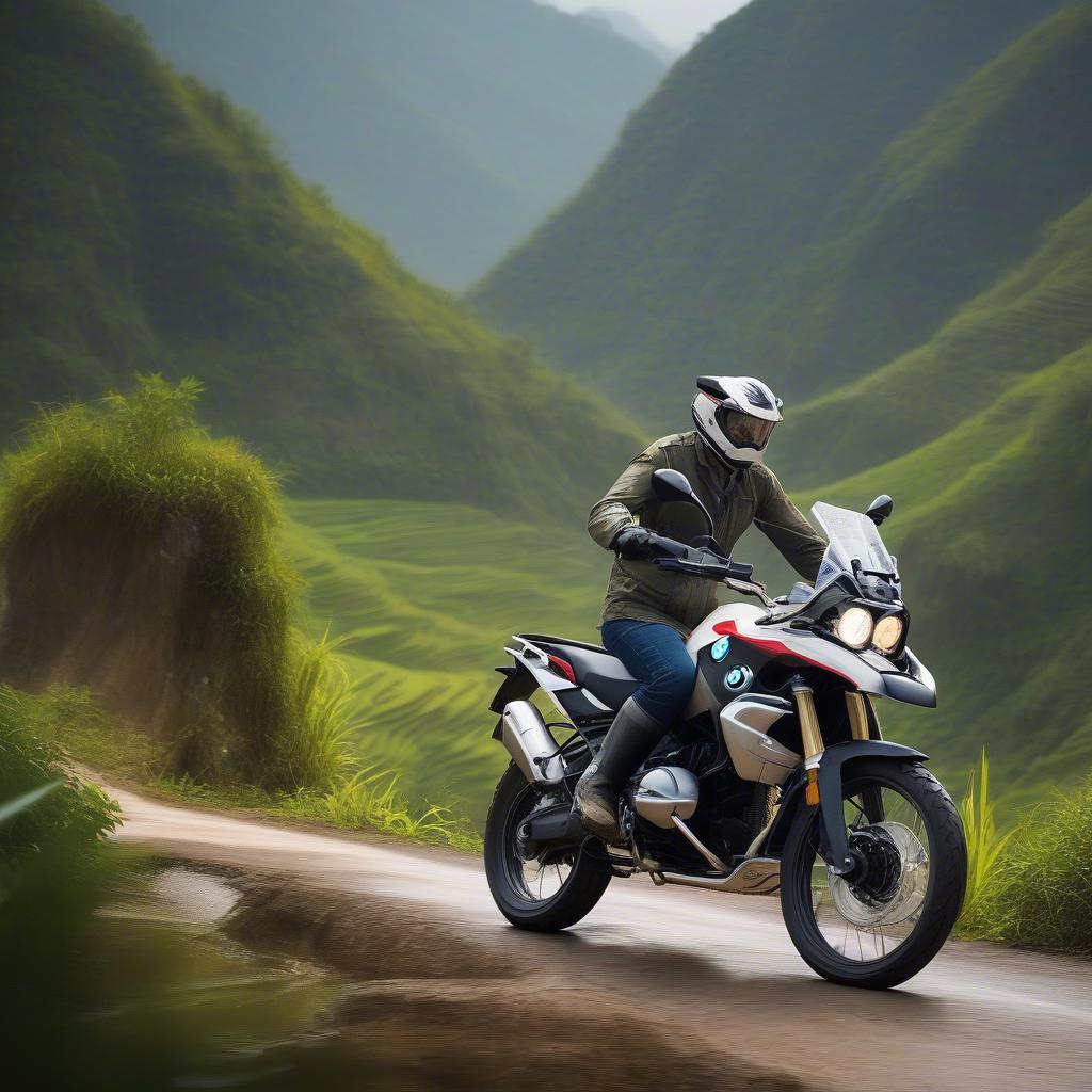 BMW F310GS 2017 trên cung đường Việt Nam