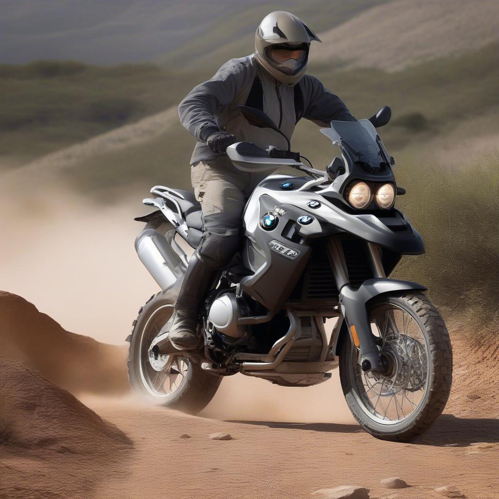 BMW F700GS chinh phục địa hình offroad