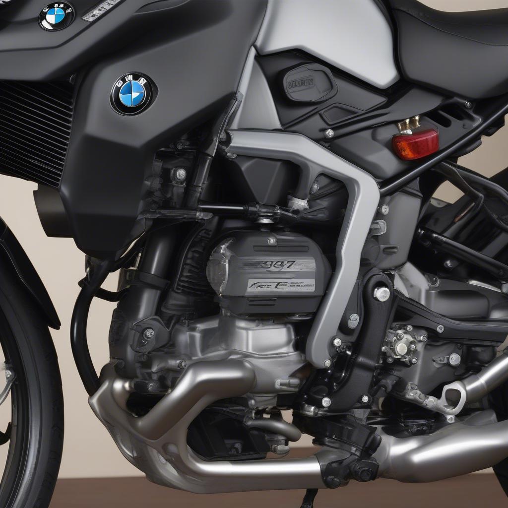 Động cơ mạnh mẽ của BMW F700GS 2015