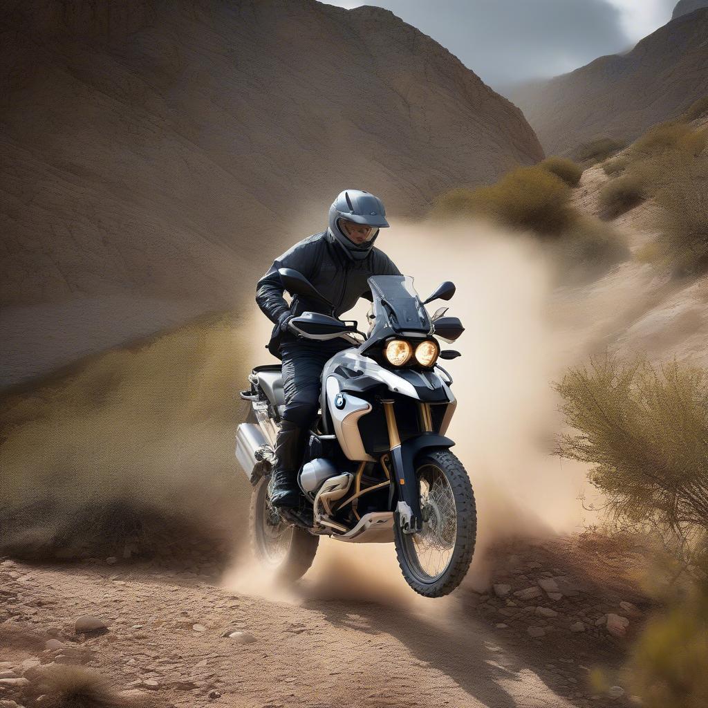 BMW F700GS chinh phục địa hình off-road