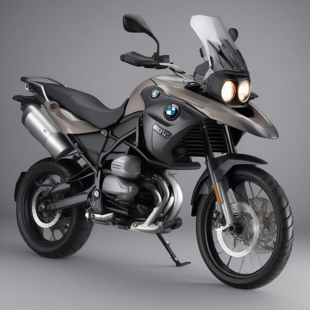 BMW F700GS Thiết kế: Hình ảnh chi tiết về thiết kế tổng quan của BMW F700GS, làm nổi bật kiểu dáng thể thao, hiện đại và mạnh mẽ.