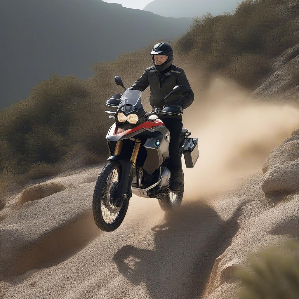 BMW F750GS thể hiện khả năng off-road