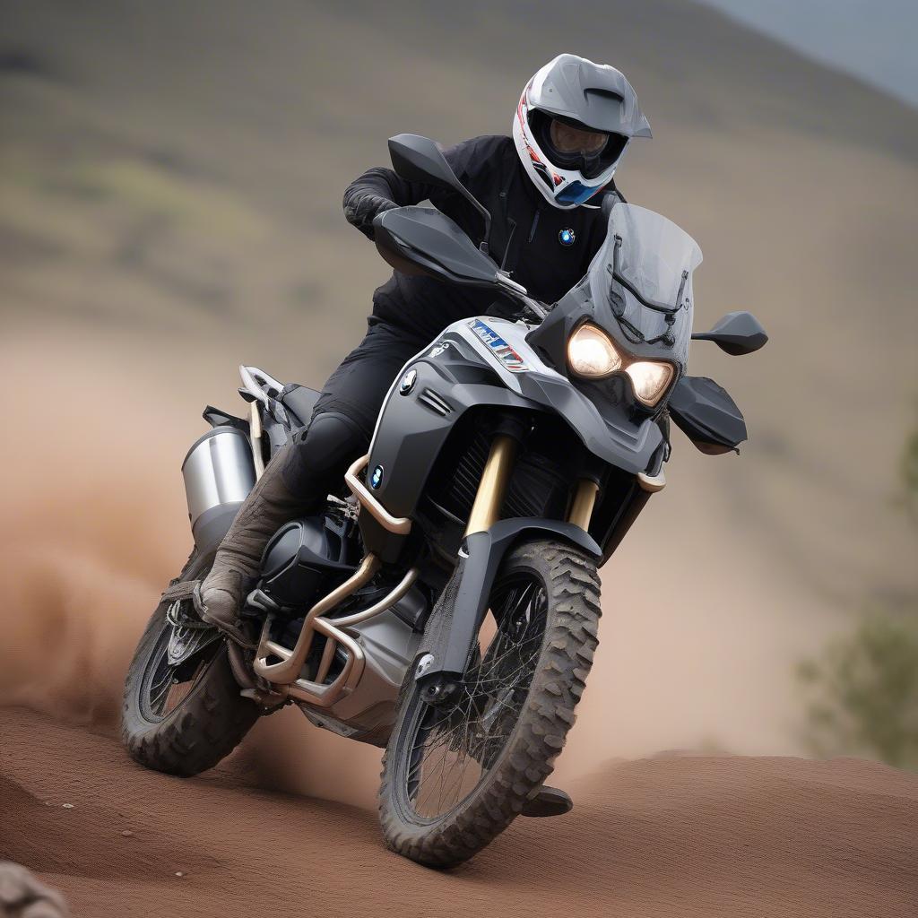 BMW F800GS 2018 830mm: Vượt địa hình off-road