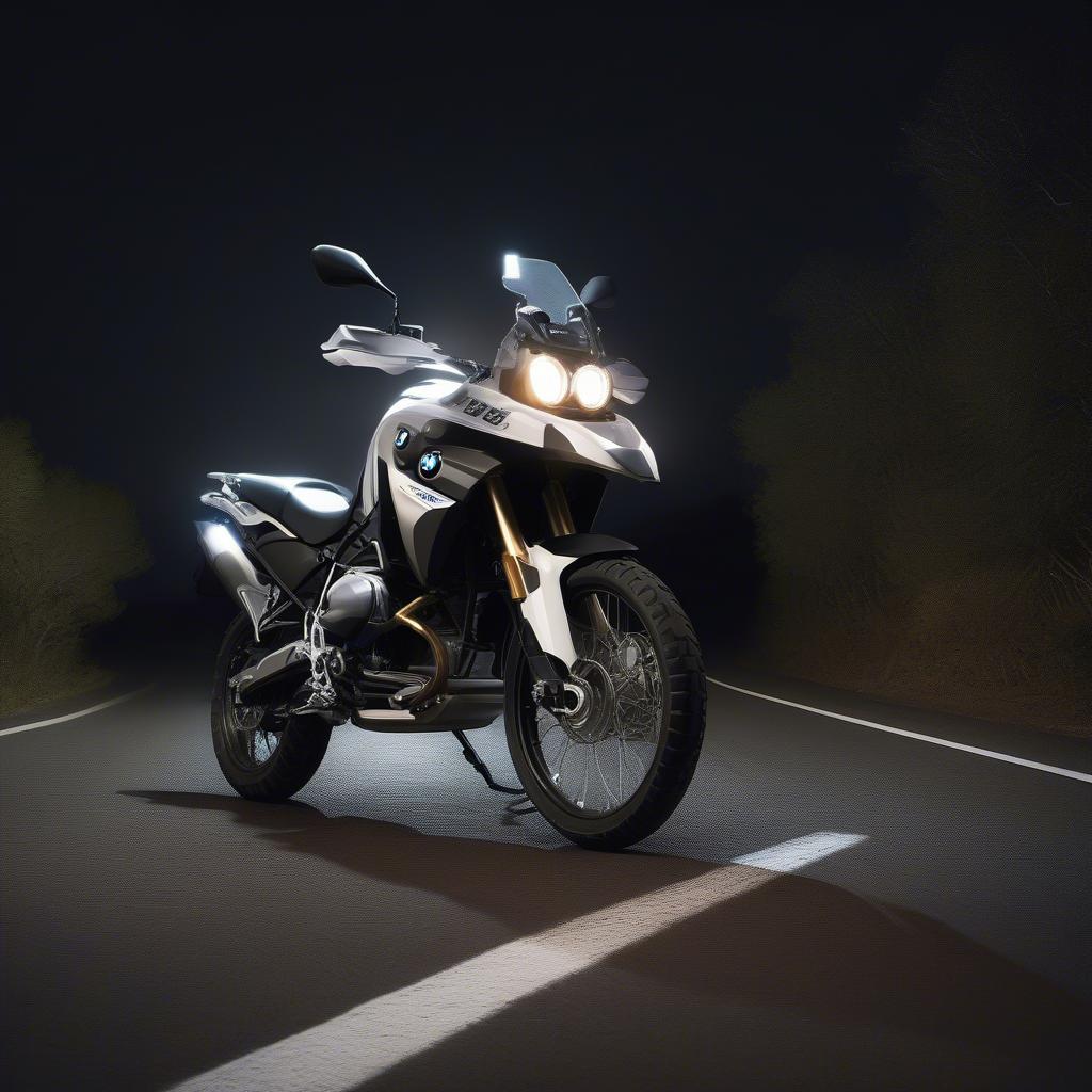 BMW F800GS LED ban đêm