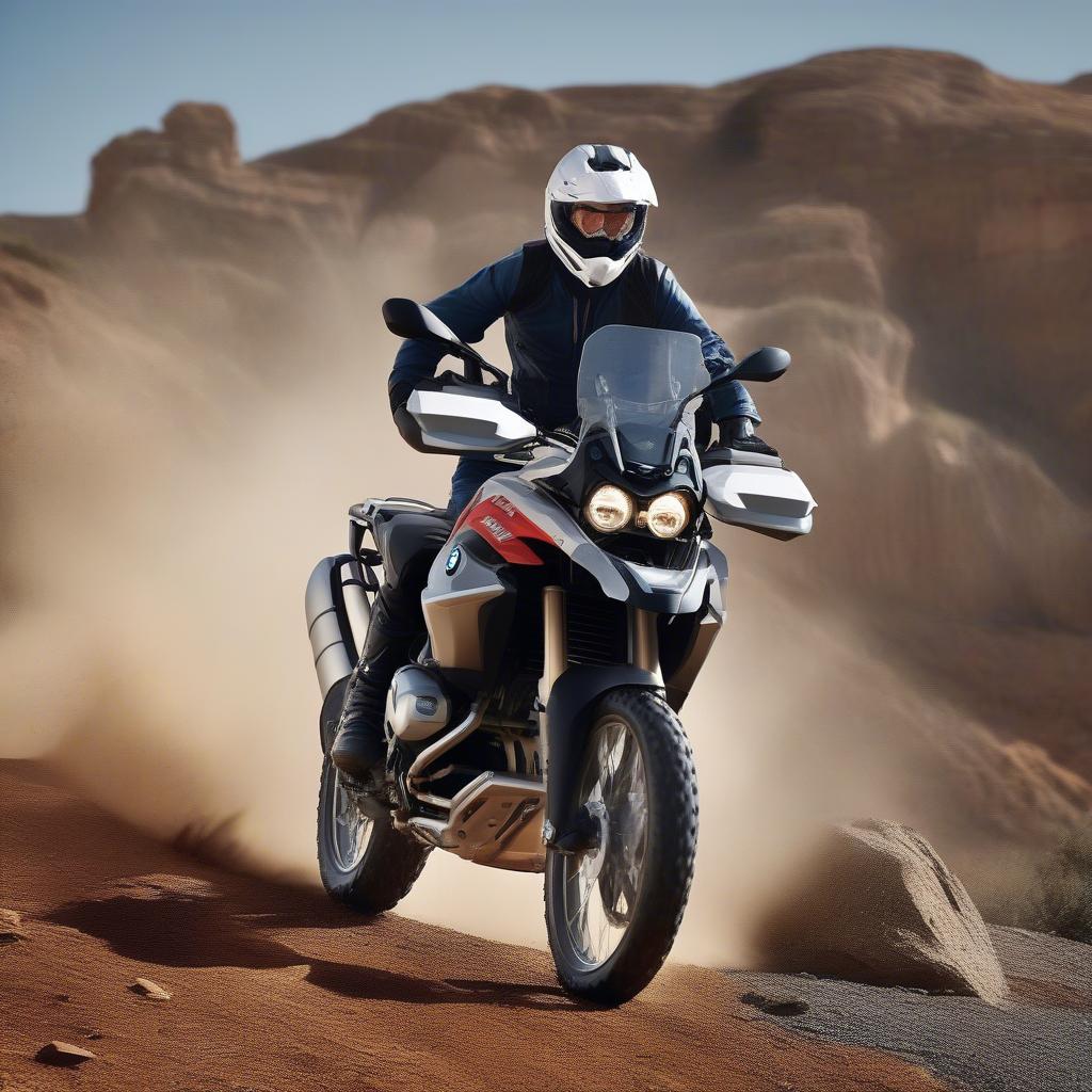 BMW F800GS chinh phục địa hình off-road