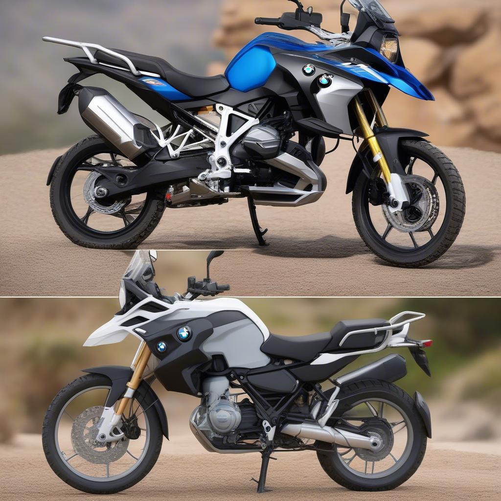 So sánh thiết kế ngoại hình BMW G 310 GS 2018 và 2019