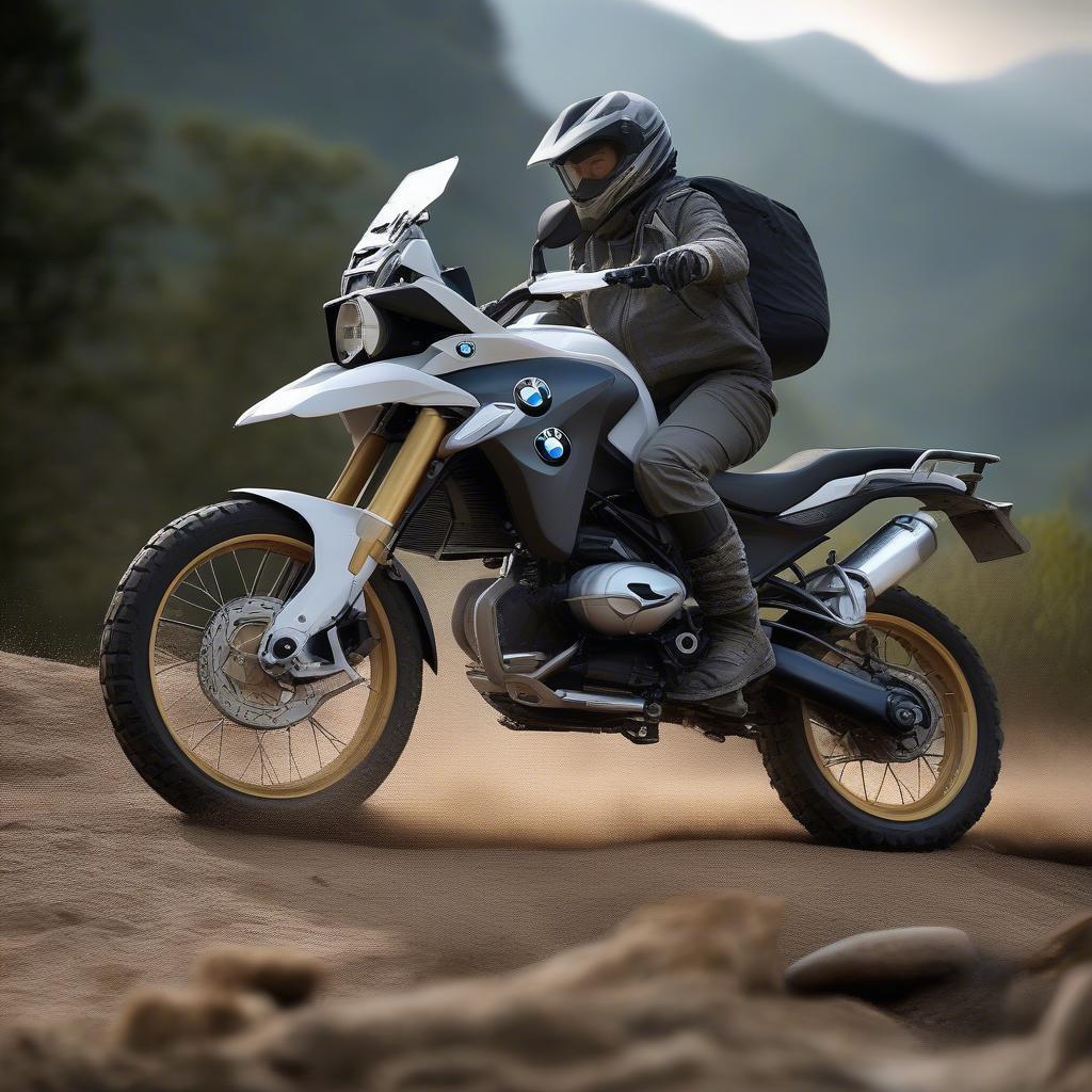 BMW G310GS chinh phục địa hình off-road