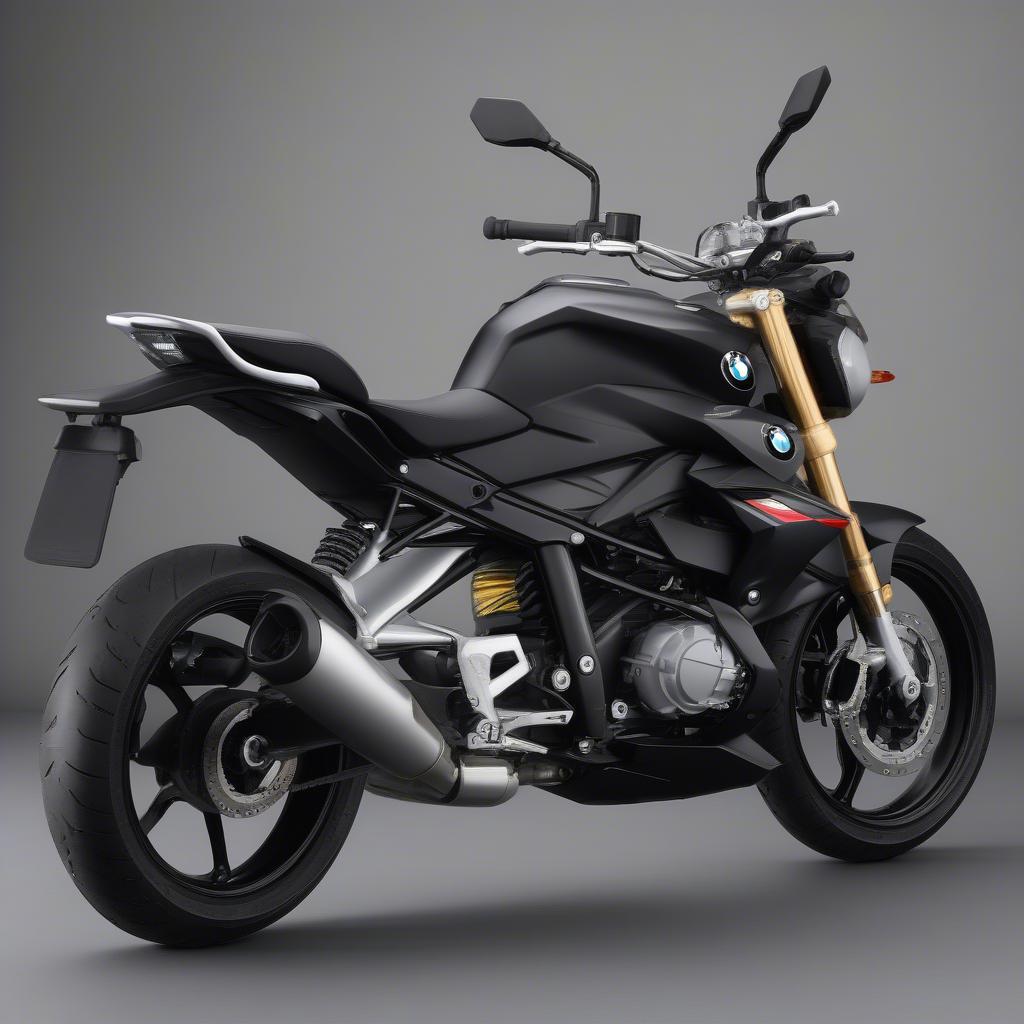 BMW G310R Black Colour: Ngoại hình ấn tượng