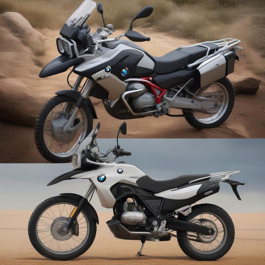 So sánh BMW G650GS và G650 Xchallenge