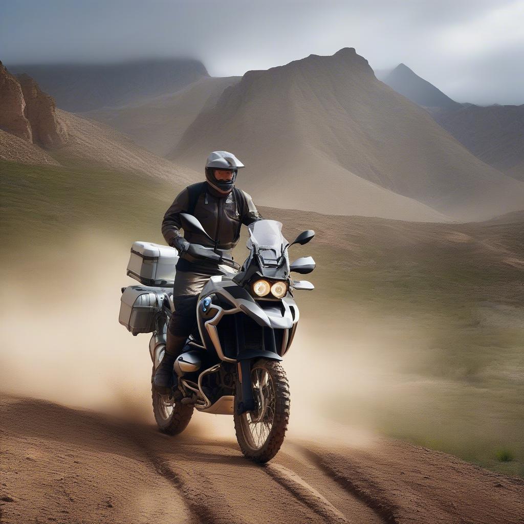 BMW GS 1250 chinh phục địa hình off-road