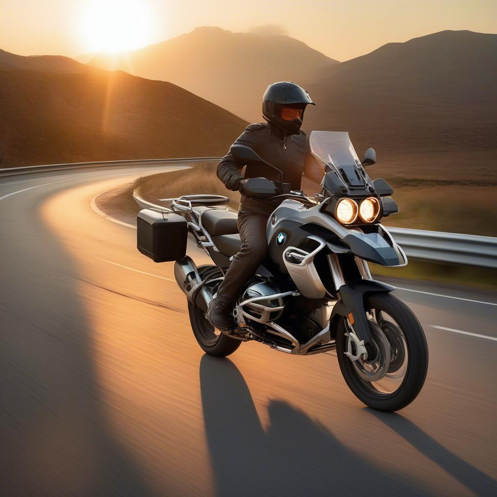 BMW GSA 2017 lướt êm trên đường trường