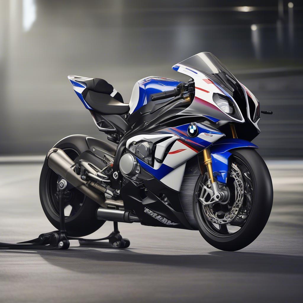 BMW HP4 độ tem cá tính mạnh mẽ trên đường đua