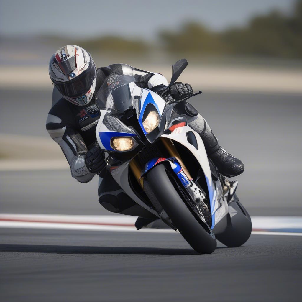 BMW HP4 Race trên đường đua