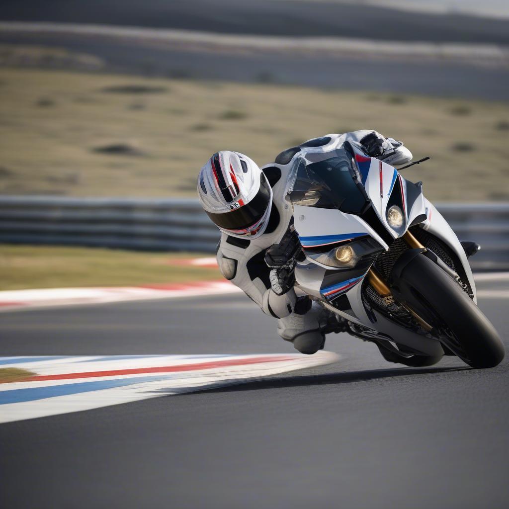 BMW HP4 Race trên đường đua