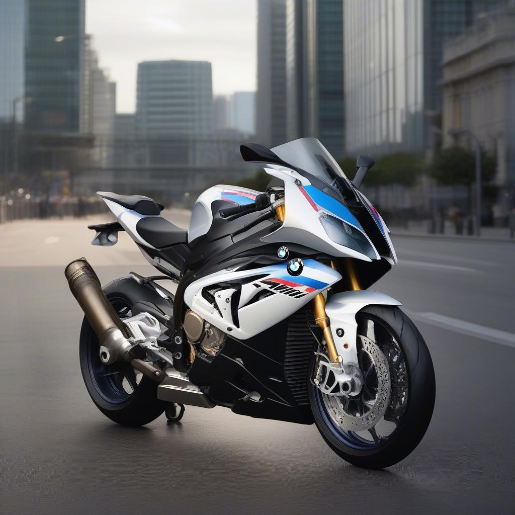 BMW HP4 Race trên đường phố