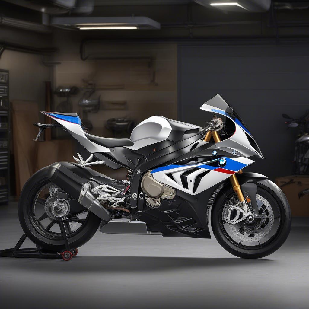 BMW HP4 Race trong gara