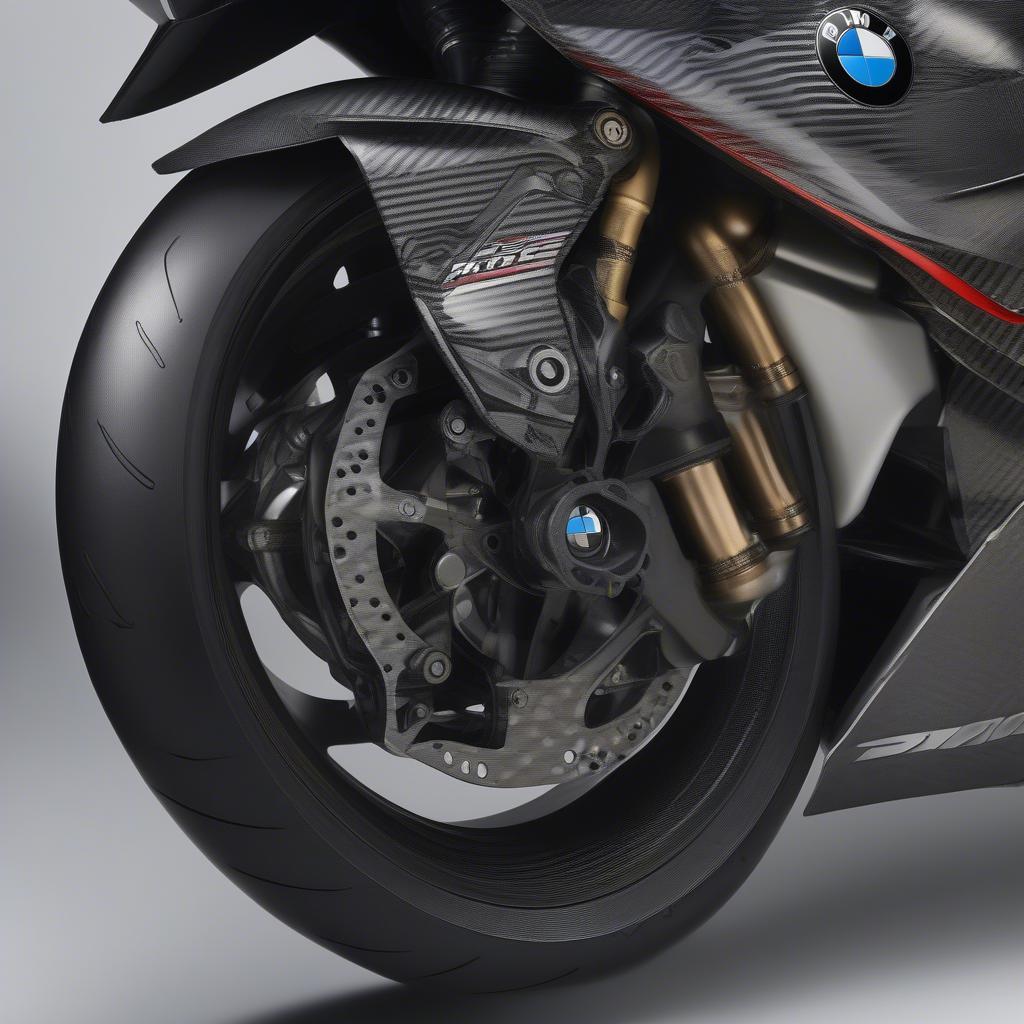 Khung sườn carbon siêu nhẹ của BMW HP4 Race