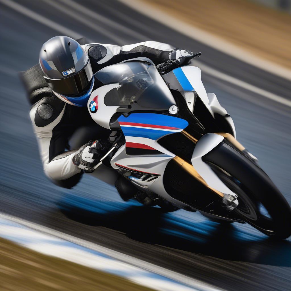 BMW HP4 Race Trên Đường Đua