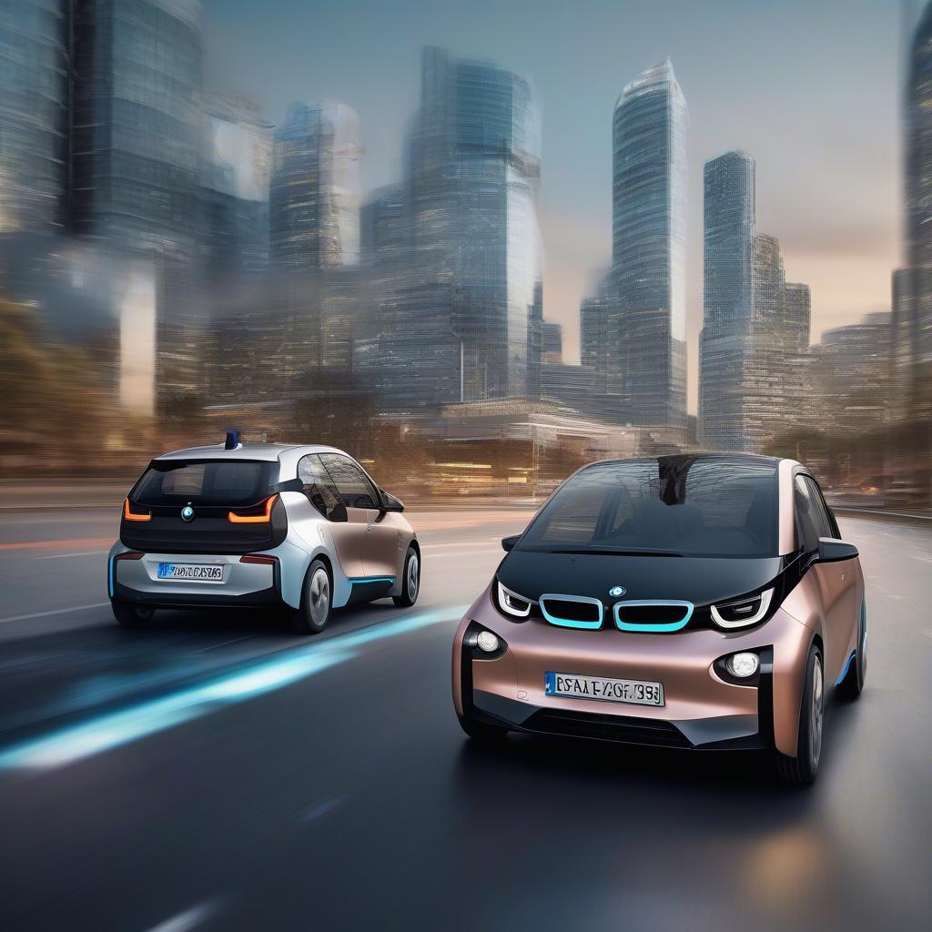 BMW i1000 chế độ lái tự động