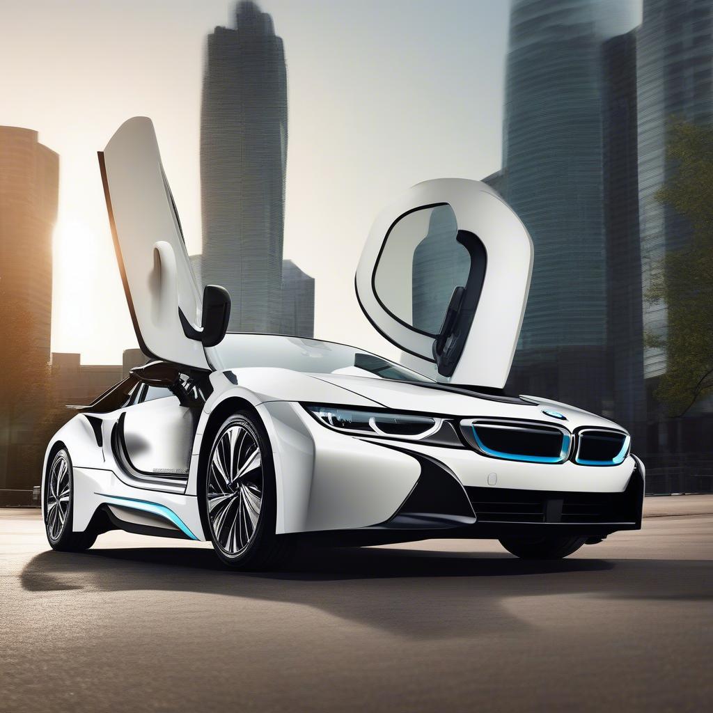 BMW i8 2017: Thiết kế ngoại thất ấn tượng