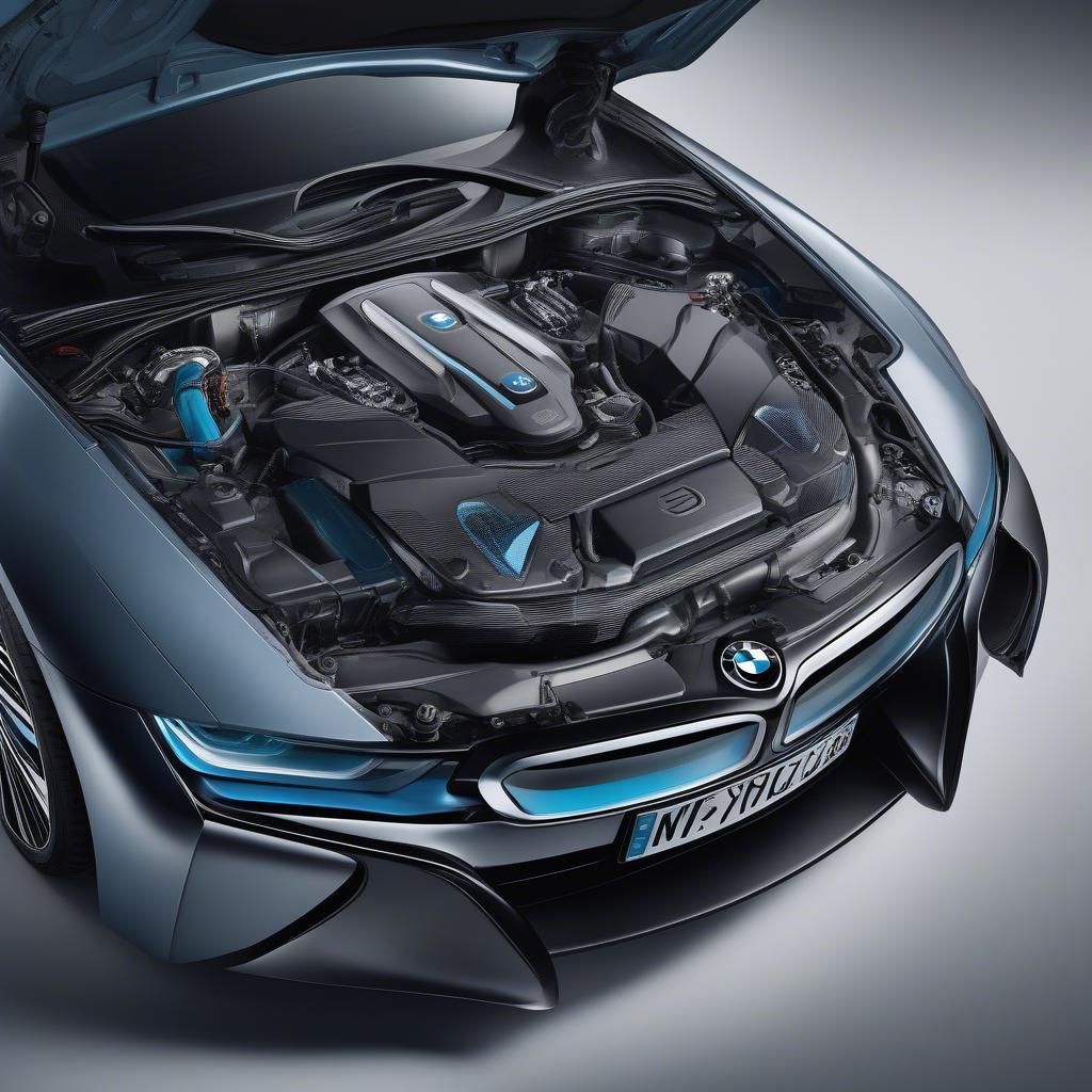 Động cơ hybrid tiên tiến của BMW i8 bekas