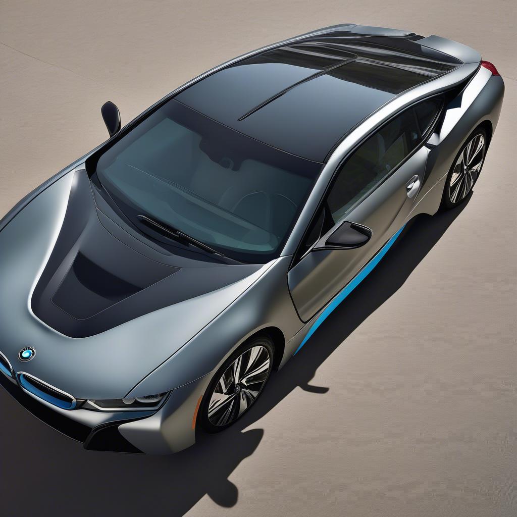 Ngoại thất BMW i8 bekas ấn tượng với cửa cắt kéo và thiết kế tương lai