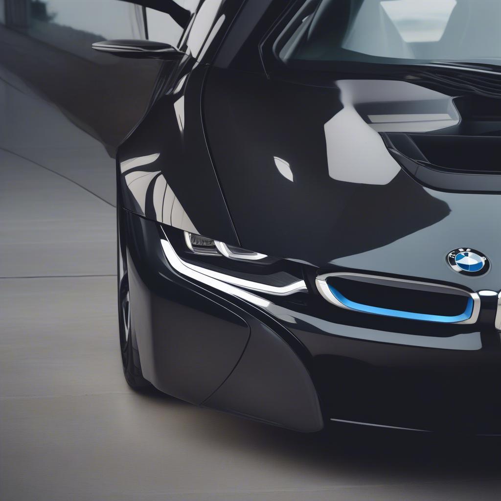 BMW i8 cũ với ngoại thất đẹp mắt