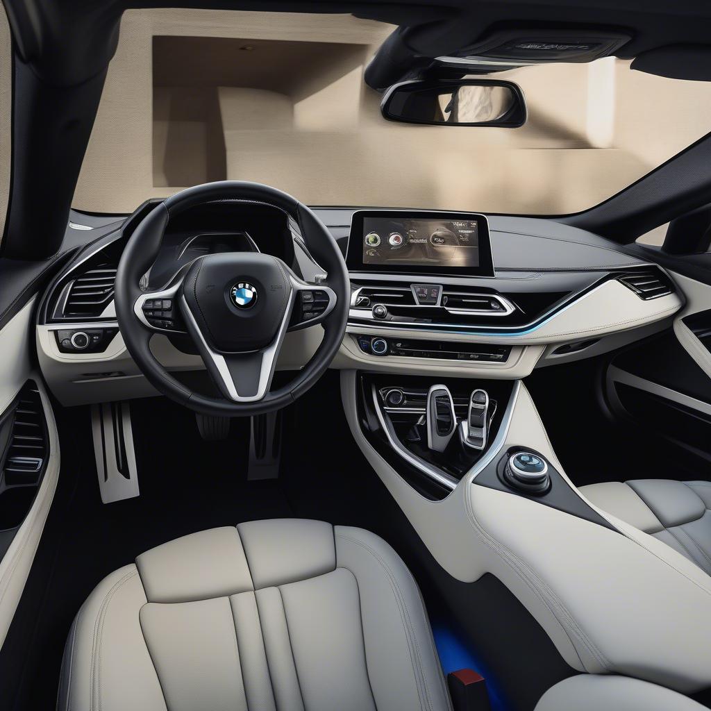 BMW i8 Cũ: Nội Thất Sang Trọng