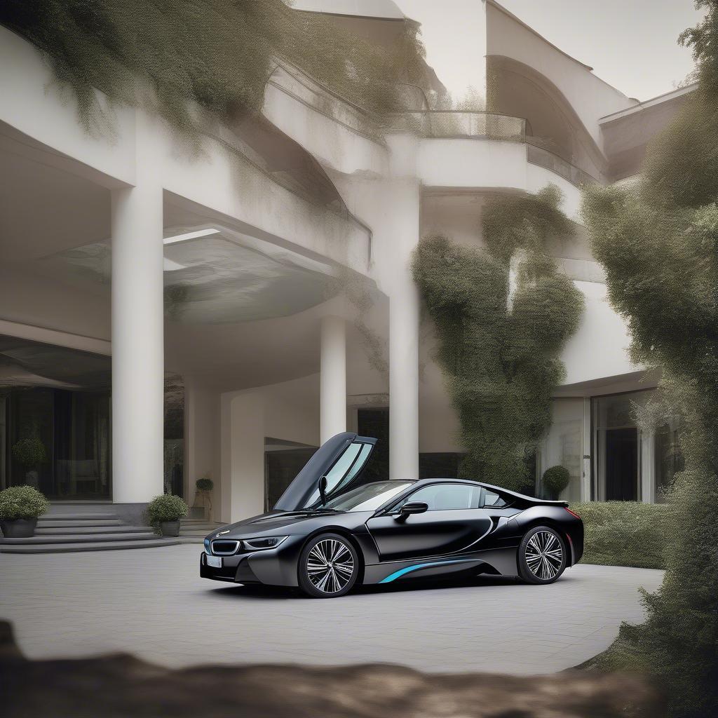 BMW i8 Đen Khẳng Định Đẳng Cấp